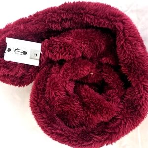Burgundy infinity scarf